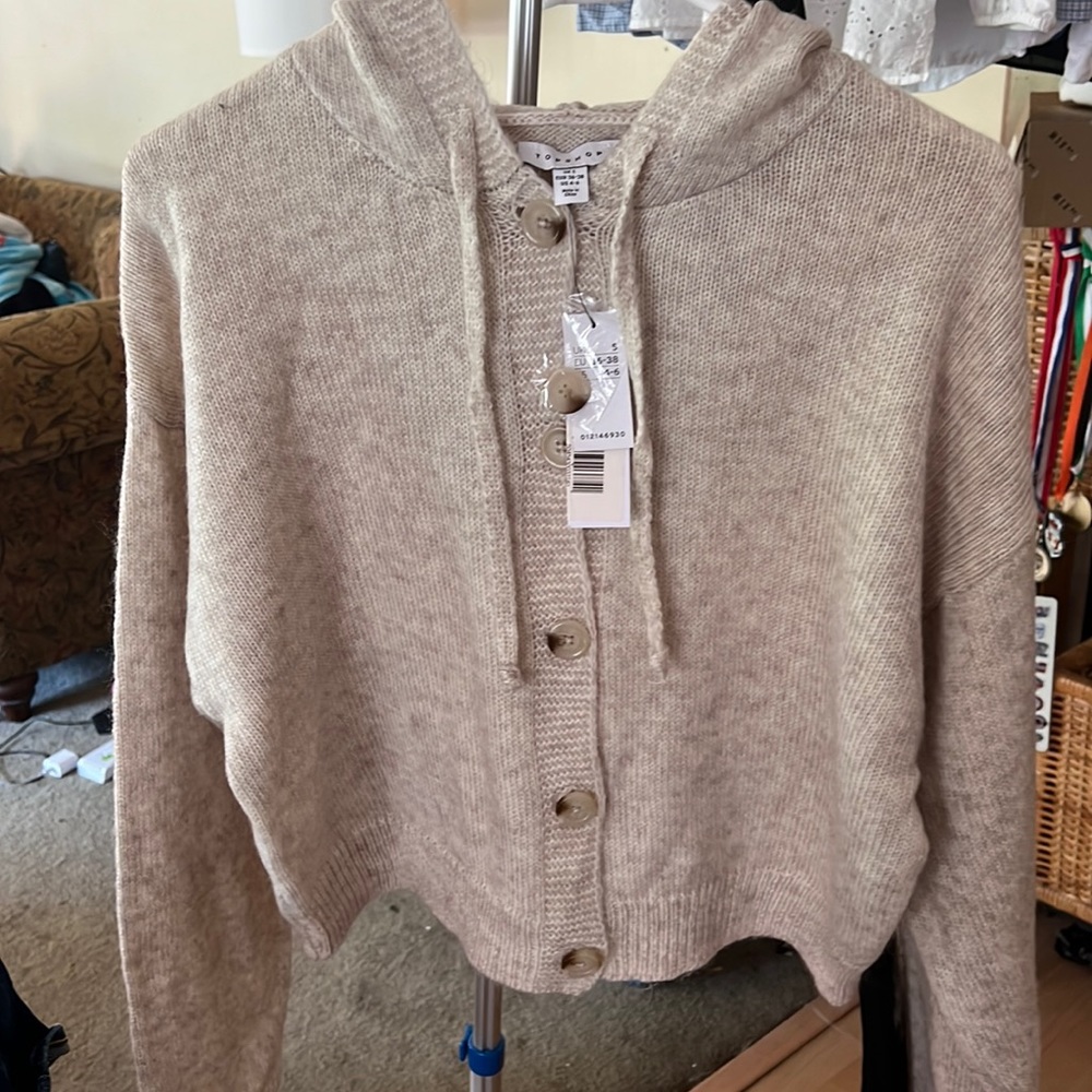 Top shop hooded sweater brand new